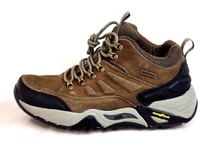 Skechers Air-Cooled waterproof Goodyear men comfort Boots Suede Brown UK 7 EU 41 - Bild 1 von 9