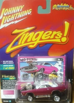 Johnny Lightning Zingers 1971 Dodge Challenger Street Freaks 1:64 Limited Ed.  - Image 1 of 4