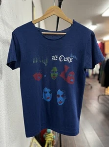 The Cure 1980s In Between Days Blue Short Sleeve Tee True Vintage Size Small - Picture 1 of 7