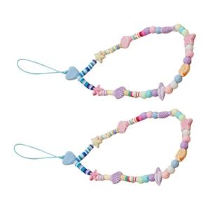 2 szt. Łańcuszek na telefon komórkowy Akcesoria damskie Wisiorki Charms Strap - Zdjęcie 1 z 8