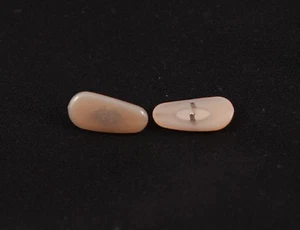 Amber Beige Clip-On Nose Pads for RB Aviator Sunglasses Eyeglasses Frame x1 Pair - Picture 1 of 6
