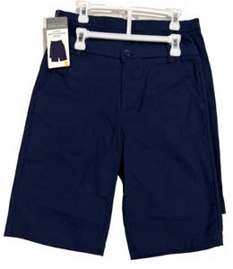 Berkley Jensen Youth Boy's 2-Pack Performance Uniform Shorts, Navy Blue Sz-14 - Picture 1 of 8