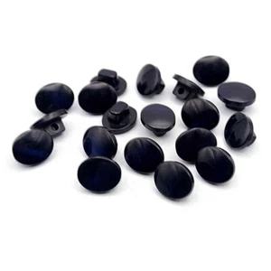 NAVY BLUE OVAL SHANK BUTTONS 11mm ( 18L ) - Picture 1 of 1