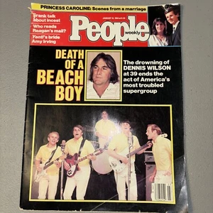 1984 JANUARY 16 PEOPLE MAGAZINE - DENNIS WILSON BEACH BOYS COVER - L 10685 - Picture 1 of 6