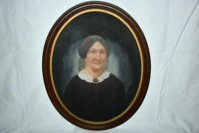 Vintage KOEING Retrato de Mulher Tempera? Pintura emoldurada cantada - Imagem 1 de 4