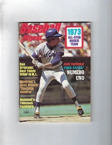 1973 Baseball Digest magazine, Jose Cardenal Chicago Cubs VGNL - Picture 1 of 1