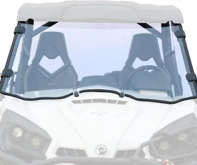 Full Front Windshield Scratch Resistant For Can-Am 2011-2020 Commander 800 1000 Foto 1 de 4