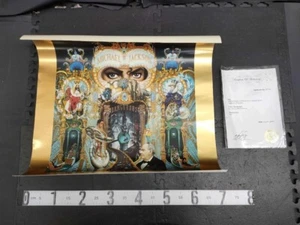 MICHAEL JACKSON Dangerous Poster 1991 Signed Certificate 28 x 28 inch Autograph - Picture 1 of 6