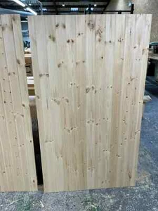 Quality Flat Top Wooden Garden Gate Timber Side Gates Tongue & Groove - Picture 1 of 11