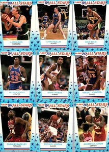 Juego completo de pegatinas de baloncesto Fleer 1989-90 1-11 - Imagen 1 de 1