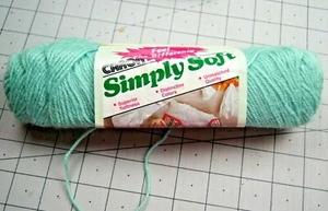 Caron Simply Soft 4 ply Yarn SAGE Green 3 Ounce Skein - Picture 1 of 2