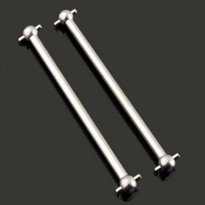 2PCS RC 06006 Silver Centre Front Dogbone 76mm For HSP Nitro 1:10 Buggy Truck - Photo 1/4