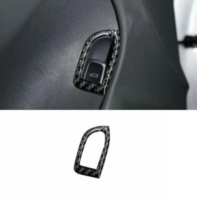 For Audi A4 A5 2009-2016 Real Carbon Fiber Back Door Tailgate Switch Frame Trim - Image 1 of 4