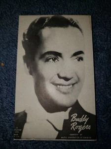Buddy Rogers 1940's-50's Mutoscope Music Corp of America Postcard - Picture 1 of 2