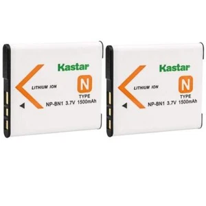Kastar BA-2B-BN1 2ER-PACK AKKU ERSATZ FÜR SONY NP-BN1 - Bild 1 von 6