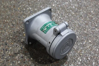 APPLETON ADR1034 100A 3W 4P PIN-SLEEVE RECEPTACLE (FEMALE) BRAND NEW NO BOX - Image 1 of 4
