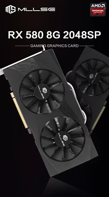 SCHEDA VIDEO AMD RADEON RX580 8GB GDDR5 2048SP MLLSE 256bit PCI-E 3.0 NUOVA - Immagine 1 di 4