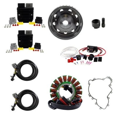 SPLYT Stator + Regulator + Battery Kit + Flywheel for Polaris RZR 1000 2014-2025 - Image 1 of 4