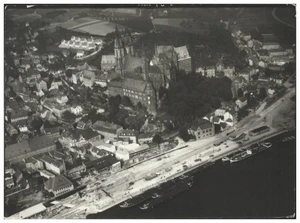 ZZ-1097/ Meißen Foto Luftbild 18 x 13 cm ca.1935 - Picture 1 of 2