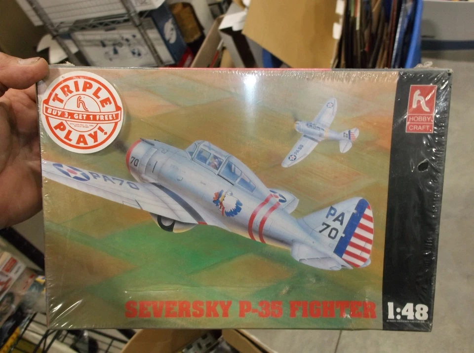 KIT MODELO CAZA HOBBY CRAFT 1/48 SEVERSKY P-35 NUEVO EN CAJA SELLADO Foto 1 de 1