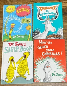 Dr. Seuss Vintage Lot of 5 Large Sized Books - Thidwick, Sleep Book #F - Picture 1 of 2