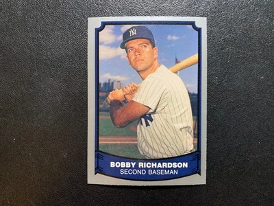 Bobby Richardson  1988 BASEBALL LEGENDS  NY Yankees  PACIFIC TRADING  Card #74 - Image 1 of 2