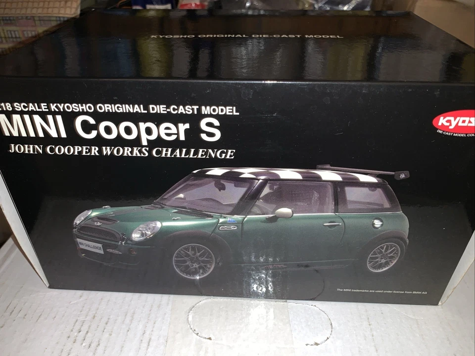 KYOSHO static model 1:18 Mini Cooper S 2001  R53 John Cooper Works Challenge - Immagine 1 di 4