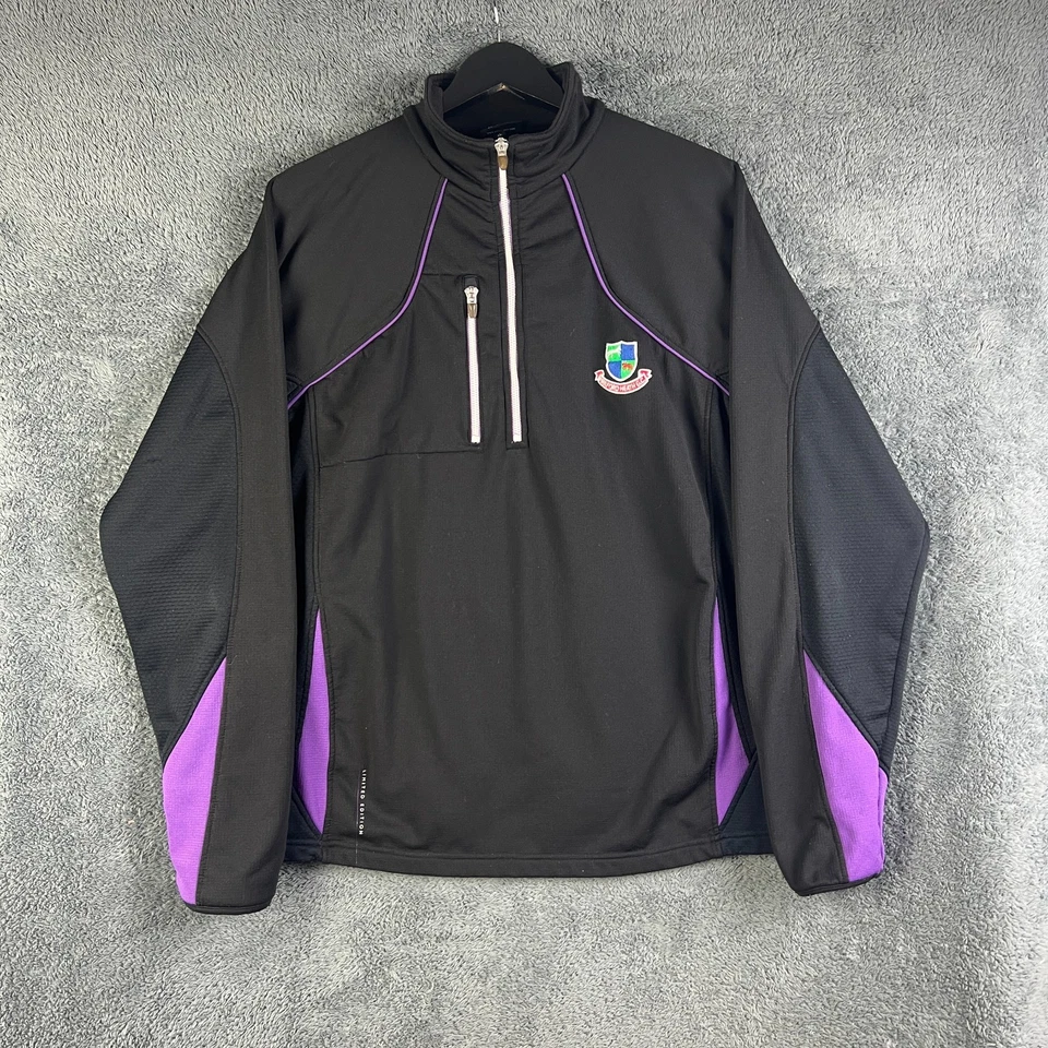 Galvin Green Insula Damian 1/4 Zip Thermal Mens Golf XL Black Limited Edition - Image 1 of 4