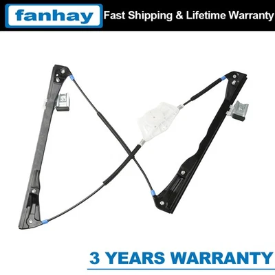 NEW For VOLKSWAGEN GOLF 99-06 JETTA 99-05 Right Window Regulator Bracket Black - Image 1 of 4