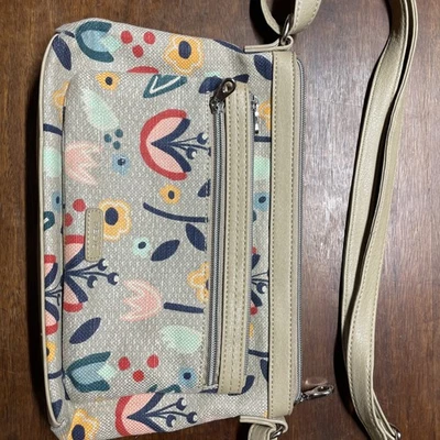 Bolso de Hombro Marca Reliquia Floral Bolso Cartera Lona Imitación Cuero BOHO Foto 1 de 4