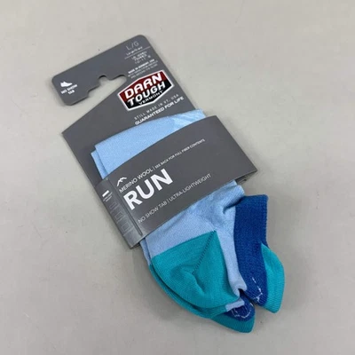 DARN TOUGH Running Socks No Show Tab Ultra-Lightweight Women's SZ L 10-11.5 Sky - Image 1 of 4