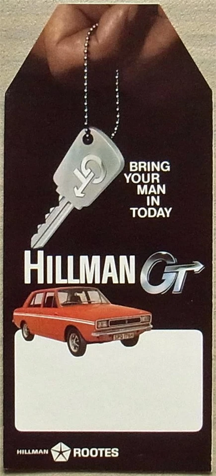 HILLMAN GT Car Sales Leaflet c1970 - Image 1 of 3