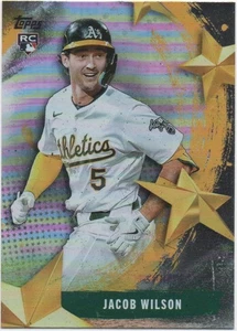 Jacob Wilson 2025 TOPPS SERIES 2 BASEBALL Stars of MLB RC #SMLB-31 Athletics - Picture 1 of 2
