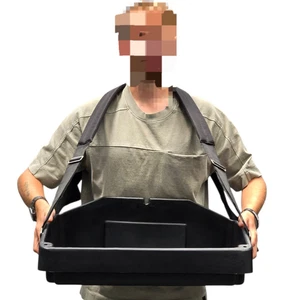Usherette Tablett Schultergurt Platzanweiser Serviertablett schwarz (ohne Fahnenstange) - Bild 1 von 10