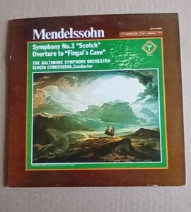 SERGIU COMMISSIONA - SIGNIERT - MENDELSSOHN BSO SINFONIE Nr. 3 Vinyl Schallplatten - Bild 1 von 3