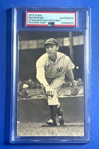 Red Ruffing Signed 1973 TCMA Postcards 3.5x5.5 NY Yankees PSA COA - Picture 1 of 5