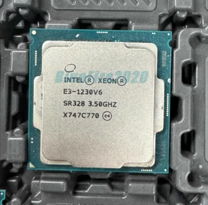 Intel Xeon E3-1230 V6 3.5GHz 4-Core 8M SR328 72W LGA1151 Server Processor CPU - Picture 1 of 4