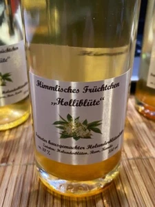Holunderblütenlikör selbstgemacht - 350ml - 32% - Bild 1 von 2