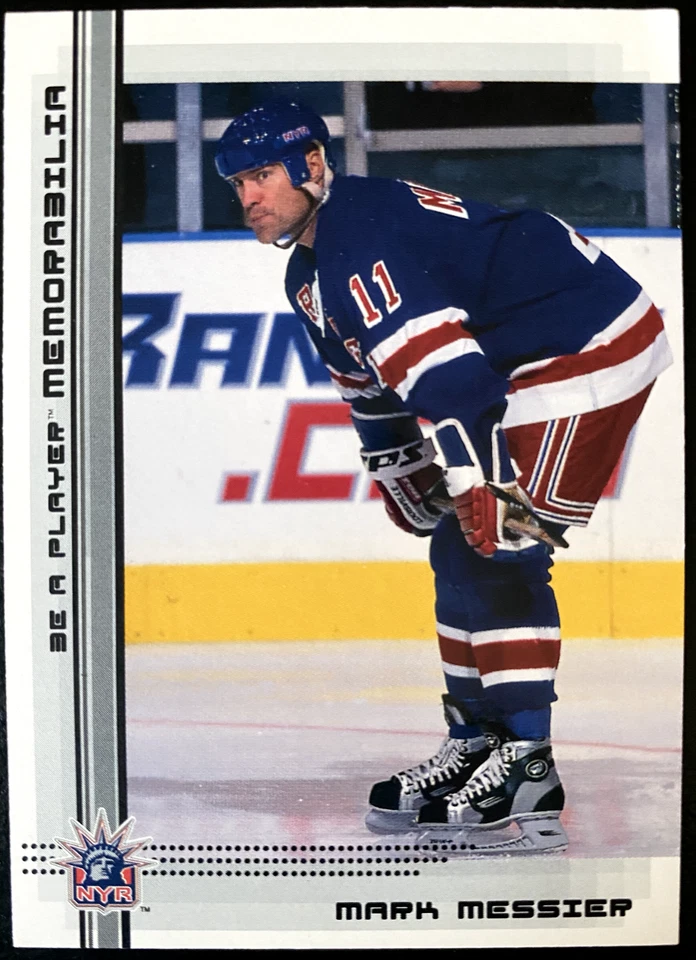 Mark MESSIER 2000 Be a player Memorabilia In The Game #443 New York Rangers - Image 1 of 2