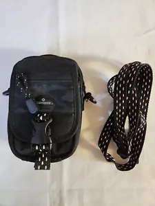 Borsa fotocamera Samsonite piccola imbottita a tracolla con tracolla regolabile 5 scomparti - Foto 1 di 9
