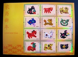 3177 ANTIGUA & BARBUDA ZODIAC MHM OG (116) - Imagen 1 de 4