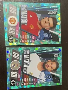 Topps Match Attax Man Of The Match: Harry Maguire And Isco - Picture 1 of 2