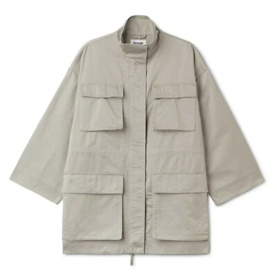 WEEKDAY Damenjacke / -parka 'Sign Jacket' - grau - S - oversized - wie NEU - Bild 1 von 4