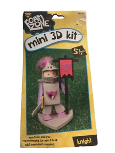 knight. New Nicole Kids Foam Zone Mini 3D Kit Makes a Knight. Ages 8+ - Picture 1 of 2