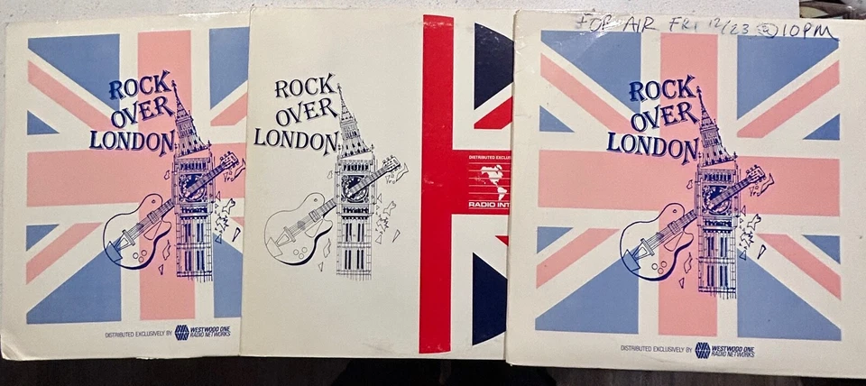 Lot of 3 Westwood One Radio Networks LPs - Rock Over London 1980's 5 Discs RARE - Image 1 of 4