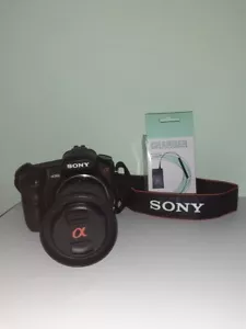 Sony Alpha A200 digitale 10,2-MP-Spiegelreflexkamera-Kit mit Objektiv 18–70 mm - Bild 1 von 5