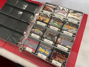 Ring Binder Insert for Atari Lynx Cartridges - Picture 1 of 2