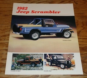 Jeep Scrambler 1982 original folleto de ventas 82 - Imagen 1 de 2