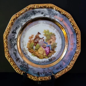 Rosenthal Selb Germany 8" 'Maria' Plate Victorian Scene - Picture 1 of 7