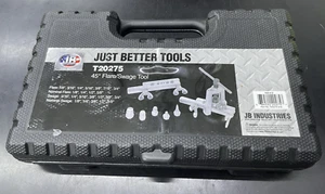 JB INDUSTRIES T20275 Herramienta de quema y swage 45 grados ¡NUEVA! - Imagen 1 de 3